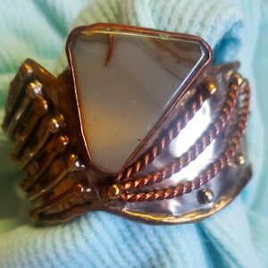 Bracelet in chunky boho style. Beautiful!